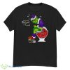 Northwestern Wildcats Grinch Santa Toilet Iowa Hawkeyes Christmas Shirts - G500 Men’s Classic T-Shirt