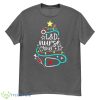 Nurse Crew Merry Christmas Labor And Delivery Nursing Xmas Shirt - G500 Men’s Classic T-Shirt-1