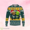 Oakland Athletics Baby Groot And Grinch Ugly Christmas Sweater Product Photo 1