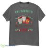 On Santa's Needs Coffee List Christmas Funny Coffee Lover Premium Shirt - G500 Men’s Classic T-Shirt-1