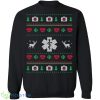 Paramedic Knitting Pattern Ugly Christmas Sweatshirt - paramedic-knitting-pattern-ugly-christmas-sweatshirt-1