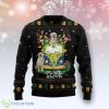 Peace Love Golden Retriever 3D Christmas Sweater Product Photo 1