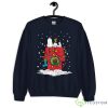 Peanuts Holiday Snoopy and Woodstock Stocking Light Up Sweatshirt - G185 Crewneck Sweatshirt-1