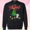 Peanuts Snoopy Christmas Tree Sweatshirt Product Photo 1
