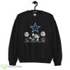 Peanuts Snoopy Friends Football Team Cheer For The Dallas Cowboys Shirt - G185 Unisex Heavy Blend Crewneck Sweatshirt