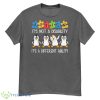 Penguin Autism Is Not A Disability It's A Different Ability Shirt - G500 Men’s Classic T-Shirt-1