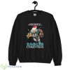 Philadelphia Eagles Santa Merry Christmas For Fans Shirt - G185 Unisex Heavy Blend Crewneck Sweatshirt