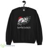 Philadelphia Eagles Santa Merry Christmas Shirt - G185 Unisex Heavy Blend Crewneck Sweatshirt