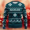 Philadelphia Eagles Snowflake Knitting Pattern Christmas Sweater Product Photo 1
