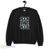 Philadelphia Eagles Snowflake Pattern Christmas Cute Shirt - G185 Unisex Heavy Blend Crewneck Sweatshirt