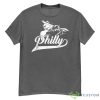 Philly Baseball Vintage Leopard Heart Shirt - 500G Men’s Classic Tee Gildan-1