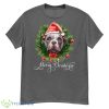 Pitbull Dog Lover Funny Merry Christmas Crown Shirt - G500 Men’s Classic T-Shirt-1