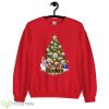 Pittsburgh Steelers NFL Christmas Tree Merry Christmas Shirt - G185 Unisex Heavy Blend Crewneck Sweatshirt-1