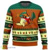 Pokemon Eating Candy Cane Charizard Ugly Christmas Sweater Product Photo 1