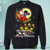Prairie View AM Panthers Ugly Christmas Sweaters Santa Claus With Sleigh And Snoopy Sweatshirts Product Photo 1