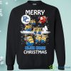 Presbyterian Blue Hose Minion Ugly Christmas Sweaters Santa Claus With Sleigh Sweatshirts Product Photo 1