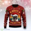 Pug Best Dog Mom Ever 3D Christmas Sweater Product Photo 1