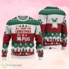 Pug Dog All I Want For Christmas Ugly Christmas Sweater Product Photo 1