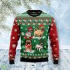 Pug Snow Day Ugly Christmas Sweater Product Photo 1