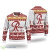 Rainier Beer Reindeer & Pine Tree Pattern Ugly Christmas Sweater - Rainier Beer Reindeer & Pine Tree Pattern Ugly Christmas Sweater