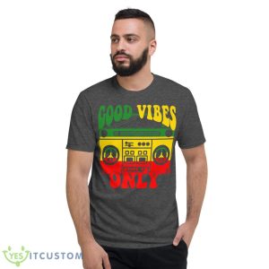 Rasta Good Vibes Only Reggae Music Rastafarian Premium Shirt - Short Sleeve T-Shirt-1