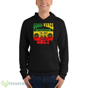 Rasta Good Vibes Only Reggae Music Rastafarian Premium Shirt - Unisex Fleece Pullover Hoodie