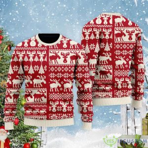 Redmas Fancy All Over Print Ugly Christmas Sweater Product Photo 1