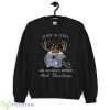 Reindeer Just A Girl Who Love Dallas Cowboys And Christmas Shirt - G185 Unisex Heavy Blend Crewneck Sweatshirt