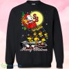 Remarkable Stony Brook Seawolves Santa Claus With Sleigh And Snoopy Sweatshirts Product Photo 1