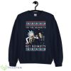 Rick And Morty Tis The Season To Get Schwifty Christmas Sweater - G185 Unisex Heavy Blend Crewneck Sweatshirt-1