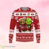 San Francisco 49ers Baby Groot And Grinch Ugly Christmas Sweater Product Photo 1