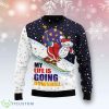 Santa Claus Ski All Over Printed Sweater Product Photo 1