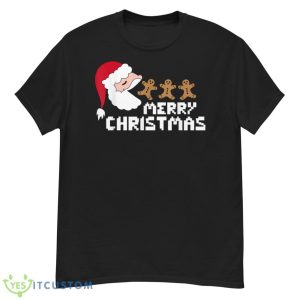 Santa Gingerbread Men Christmas Funny Video Games Gamer Shirt - G500 Men’s Classic T-Shirt