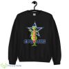 Santa Grinch Dallas Cowboys Christmas Shirt - G185 Unisex Heavy Blend Crewneck Sweatshirt