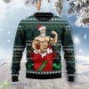 Santa Gymnastic All Over Printed Sweater Product Photo 1