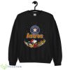 Santa Snoopy And Woodstock Houston Astros 202e Christmasrt Shirt - G185 Unisex Heavy Blend Crewneck Sweatshirt