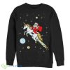 Santa Unicorn Ugly Christmas Sweatshirt Product Photo 1