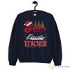 Santa's Favorite Teacher Family Matching Group Christmas Sweatshirt - G185 Crewneck Sweatshirt-1