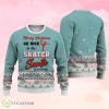 Skating Merry Christmas Be Nice Ugly Christmas Sweater Product Photo 1