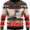 Skiing Ugly Christmas Sweater Gift For Men Woman Product Photo 1