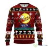 Snoopy Wool Ugly Knitted Christmas Sweatshirt Santa Sleigh Ride Snoopy Xmas Sweater Product Photo 1