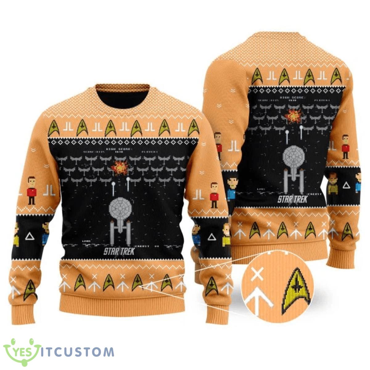 Star Trek Christmas Sweater 3 Star Trek Christmas Sweater Product Photo 1