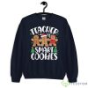 Teacher Cute Gingerbread Cookies Christmas Sweatshirt - G185 Crewneck Sweatshirt-1