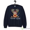 Teacher Squad Reindeer Funny Teacher Christmas Xmas Sweatshirt - G185 Crewneck Sweatshirt-1