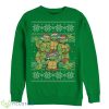 Teenage Mutant Ninja Turtles Men’s Knitting Pattern Ugly Christmas Sweatshirt Sweatshirt - teenage-mutant-ninja-turtles-mens-knitting-pattern-ugly-christmas-sweatshirt--sweatshirt-1