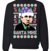 The Office Santas Here! Michael Scott Ugly Christmas Sweater Product Photo 1