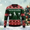 Time Plan For Christmas Baseball Ugly Christmas Sweaters Product Photo 1