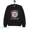Top Kansas City Chiefs Merry Christmas Football Sports T-Shirt - G185 Unisex Heavy Blend Crewneck Sweatshirt
