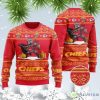 Ugly Baby Yoda Boba Fett The Mandalorian Kansas City Chiefs For Christmas Ugly Sweater - 1