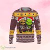 Washington Redskins Baby Groot And Grinch Ugly Christmas Sweater Product Photo 1